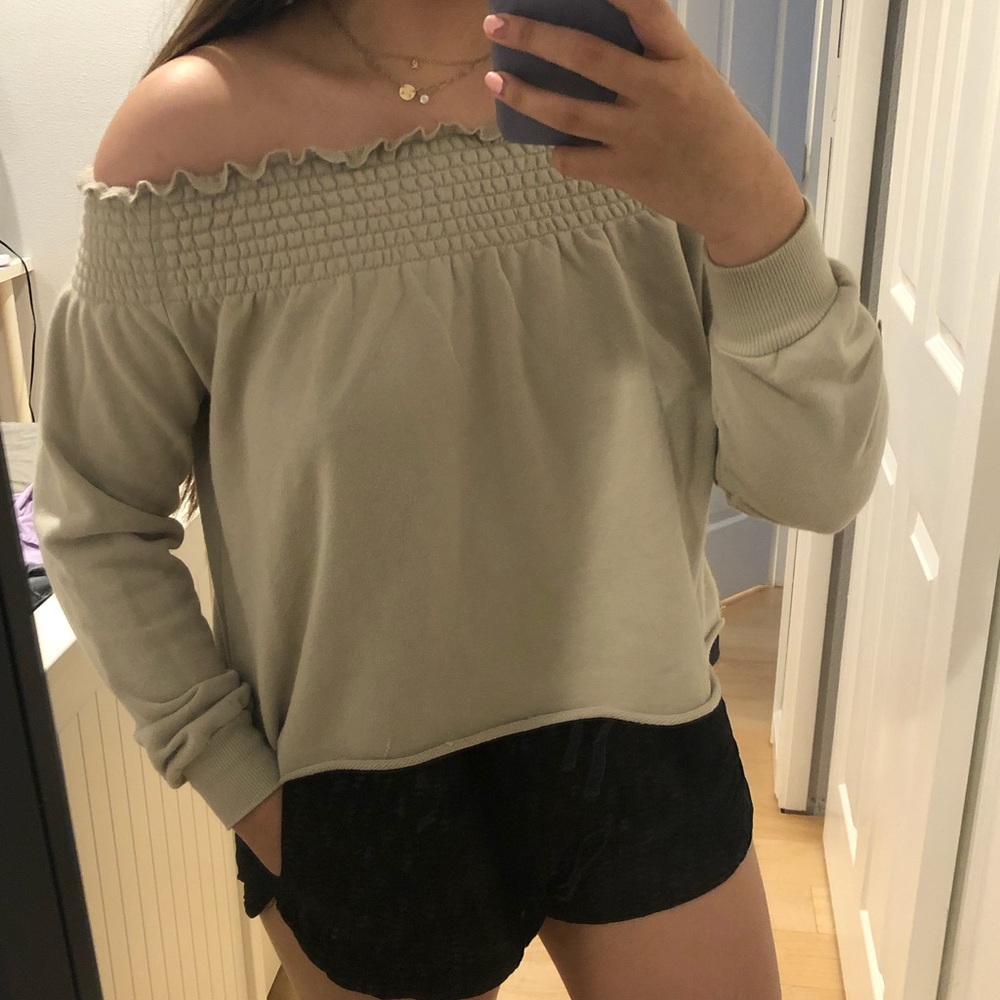 Urban outfitters off the shoulder top